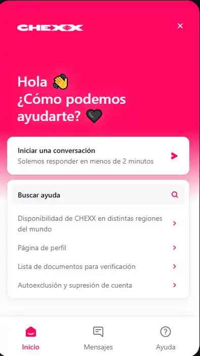 Tela real de saque da CHEXX com seleção de criptomoeda e rede